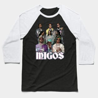 Migos Magic Transform Your Wardrobe with Rap Royalty-Inspired Tees Baseball T-Shirt